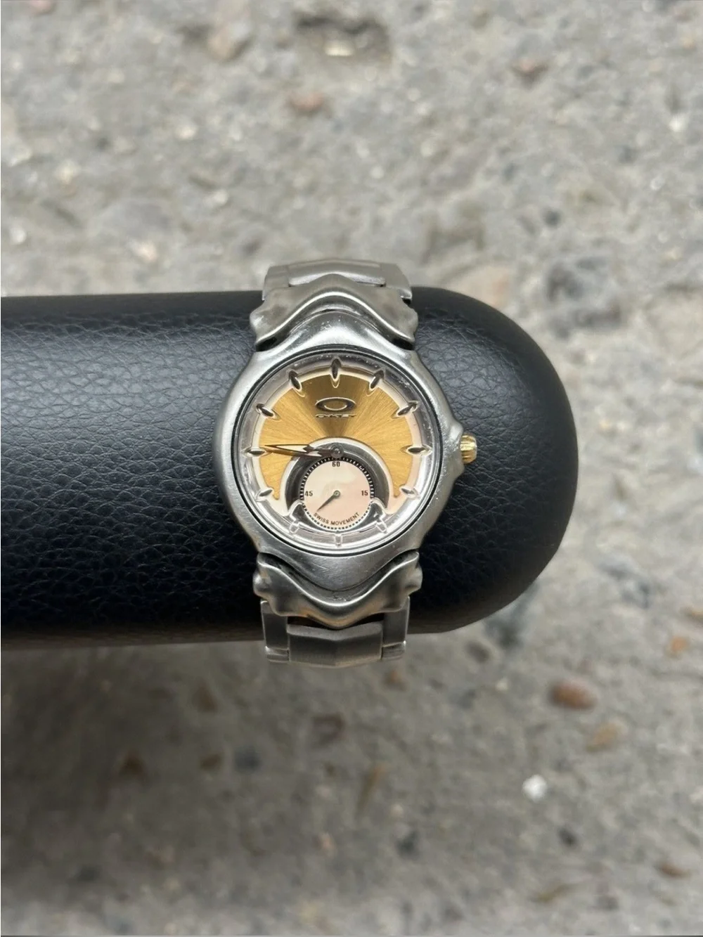 Oakley Two-Tone Gold Dial Jury Watch